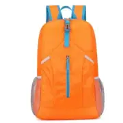 Travel lightweight foldable backpack hiking backpack splash proof Orange