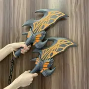God of War Kratos Blades Of Exile Weapons Rubber Replica Cosplay Costume Prop