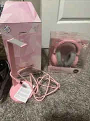 Razer Kraken Quartz Over the Ear Headset New Plus Base Station Open