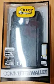 OtterBox Commuter Wallet w/Card Slot Hard Shell Case for Samsung Galaxy S4 Black