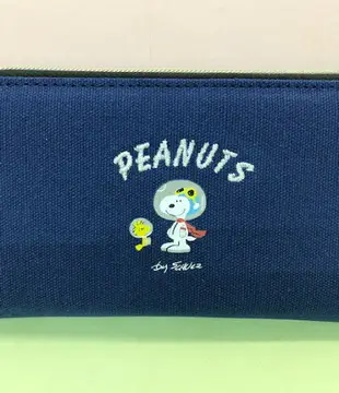 【震撼精品百貨】史奴比 Peanuts Snoopy SNOOPY長夾-藍太空#26549 震撼日式精品百貨