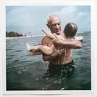 Robert Capa Photograph - Estate Stamped - Pablo Picasso 1948 - Square Print 6x6"