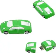 Car USB Flash Drive for Boys and Girls - Cute Thumb Drive for Students - Trendy Pendrive - Back to School Gifts (Green Car)