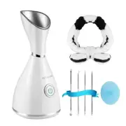 GETANYE Nano Ionic Face Steamer - 10X Penetration for , Unclogs Pores, Moistu...