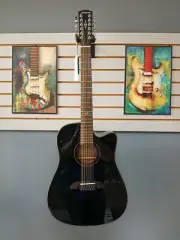 Alvarez AD60ce 12-string Acoustic-electric Guitar - Black