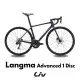 【GIANT】Liv LANGMA ADVANCED 1 DISC 女性極速公路自行車 2024