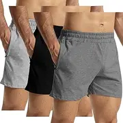 [GYM REVOLUTION] Men's 5'' Workout Athletic Quick Dry Shorts Running Training Short with Zipper Pockets