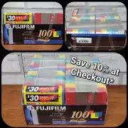 Fujifilm Box of 100x IBM Formatted 1.44MB Colored Floppy Disks NOS UNUSED SEALED