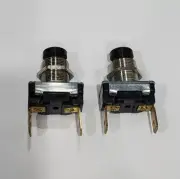 2 pcs Momentary Push Button Horn Switch Black