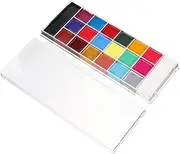 Water Activated Face Paint Kit for Boys and Girls Adults 20 Vibrant Colors to Remove