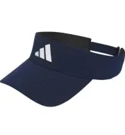 NWT ADIDAS Men's Golf Tour Navy Blue Visor Adjustable Performance UV Hat Cap