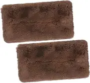 [Gogogmee] Adorable Faux Fur Hand Warmer Pillow Women's Winter Fuzzy Hand Muffs Insulated Portable Soft Comfortable