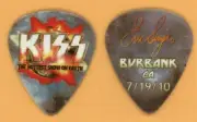 KISS Eric Singer Burbank Vintage Guitar Pick - 2010 Hottest Show on Earth Tour