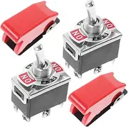 YOSADIER 2Pcs Heavy Duty Rocker Switch with Safety Cap Prevent Accidental Activation for Automotive Home Applications Durable Toggle Switch Cover for Enhanced Aesthetic