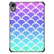 iPad mini (6th gen) iPad Impact Case Dreamy Ombre Scallop Pattern