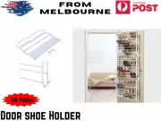 36 Pair Door Shoe Holder Hanging Organiser Rack with Hooks Over the Door Storage