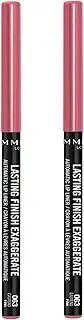 Rimmel Exaggerate Lip Liner, Eastend Snob, 2 Count (Pack of 1)