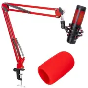 HyperX QuadCast Boom Arm - Red Boom Arm for Hyper x QuadCast with Red