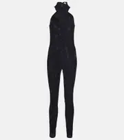 [Alaia] Alaïa Halterneck jumpsuit AU 16 black