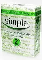 SOAP 2 PACK SIMPLE SOAP (101002) BOX = 6 PACKS - 2 PACK X 6