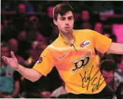 Kyle Sherman PBA Bowler Bowling Signed Autographed Glossy 8 x 10 Photo