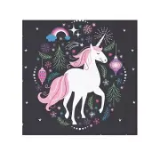 Whimsical Unicorn Face Towel, Magical Bath Towel, Gift for Kids, Nursery Decor,