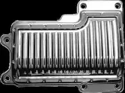 Covington Transmission Top Cover Dimpled Chrome Softail Deuce 07