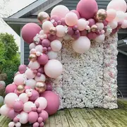 99pcs Pink Balloon Arch Kit Set Garland Baby Shower Birthday Wedding Party D�cor
