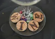 WINE Glass Charms Wood Burned Pyrography