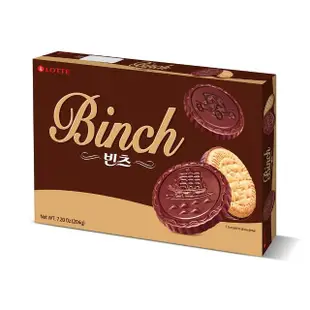 【Lotte 樂天】BINCH巧克力餅乾204g