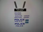 Middletown New Jersey Police Patrol Car Decals OLD SCHOOL 1:64. 2 for 1