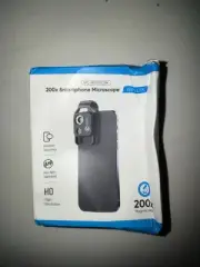 Apl Ms002bk 200x Magnification Smartphone Microscope Damaged Box