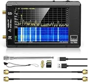 Lyaciomn Ultra 4Inch Spectrum Analyzer Plastic Handheld TINY SA Frequency Analyzer Add 32GB Card Network Tester