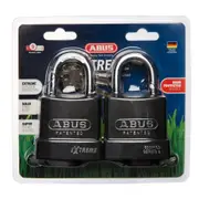 Abus Extreme Series Weatherproof Padlock Twin Pack Keyed Alike Black