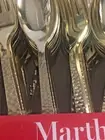 Martha Stewart Set of 96 Gold Plastic Silverware Christmas Holiday Thanksgiving