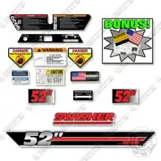 Fits Swisher Zero Turn Decal Kit Mower - 52 INCH - 7 YEAR OUTDOOR 3M VINYL!