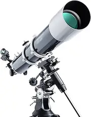 Beginner Telescope, 80mm Aperture, Portable Astronomical Telescopes with Smartphone Adapter, Portable Telescope.
