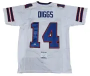 Stefon Diggs Buffalo Bills Signed Pro Style Jersey Beckett BAS #WE15818