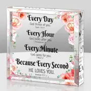 Christian Acrylic Gifts Biblical Decor for Home & Office
