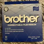 Genuine Brother 17020 Black Correctable Film Ribbon EM 501 511 701 750fx 811fx