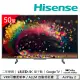 【Hisense海信】50型 金屬量子點全陣連網液晶顯示器(50U6K)|GoogleTV|支援Apple iPhone