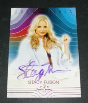 2017 Benchwarmer STACY FUSON Dreamgirls #49 Pink Foil Auto PLAYBOY Playmate Sexy