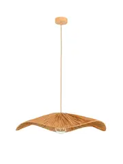 Samba 1 Light 800mm Woven Pendant in Natural