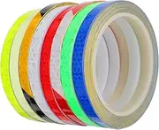 Bicycle Light Stickers 8 Rolls of Reflective Bike Stickers Night Riding Decals for Bike Waterproof Features