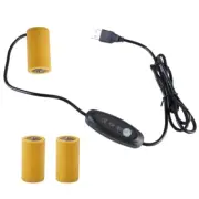 Battery Elimination Cable USB 5V to 3/4.5/1.5V LR14 Battery Power Adapter Cord