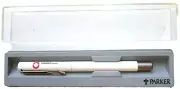 Parker Vector Rollerball Lucent Technologies Pen White & Silver Trim