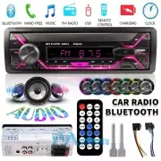 Bluetooth Car Stereo Audio In-Dash FM AM Aux Input SD USB MP3 Radio Player 1 DIN