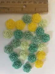 24pcs Flower Resin Charms, Perfect for Slime Making DIY
