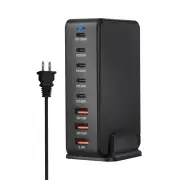 [GaN Tech]Bakeey 268W 8-Port USB PD Charger 3USB-A+5USB-C PD QC Fast Charging Desktop Charging Station EU Plug US Plug f