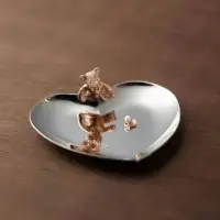 在飛比找蝦皮購物優惠-mikimoto 御木本 小熊珍珠盤 珠寶盤 首飾盤 飾品盤
